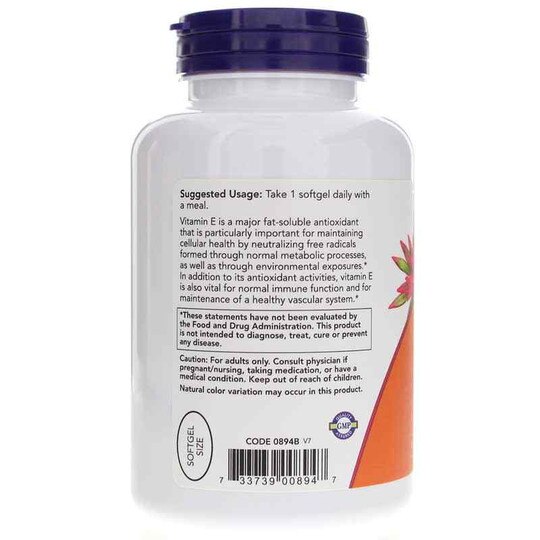 E-400 Natural with Mixed Tocopherols, NOW